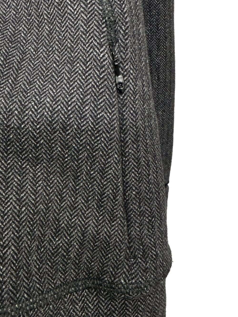 Lululemon Think Fast Long Sleeve Heathered Herringbone Women's top size 10 - Picture 8 of 9